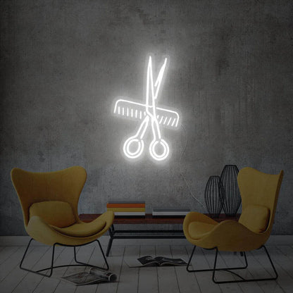 "Friseur" LED NEONSCHILD