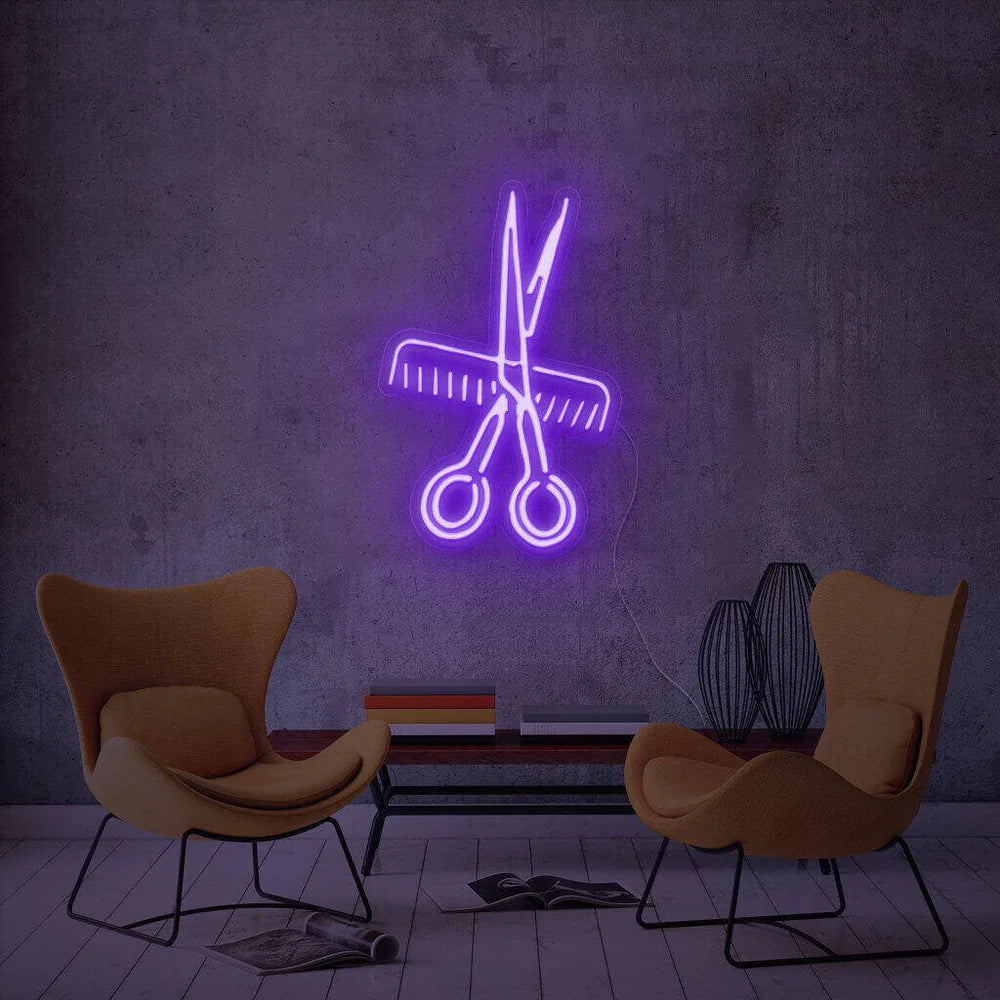 "Friseur" LED NEONSCHILD