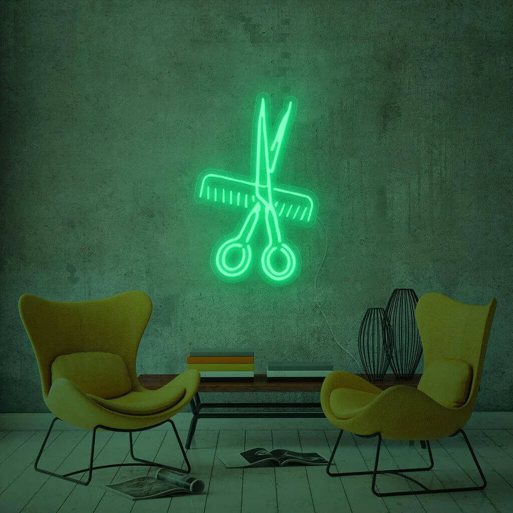 "Friseur" LED NEONSCHILD