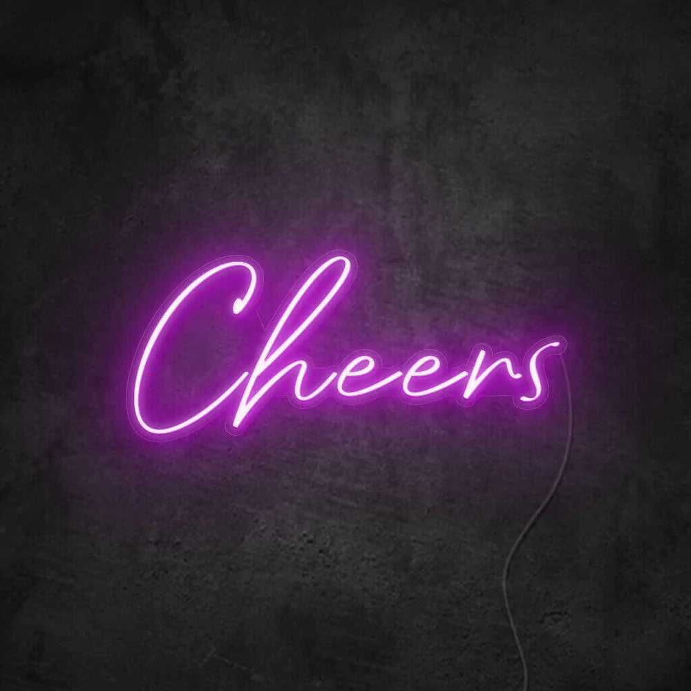 "Cheers" LED NEONSCHILD