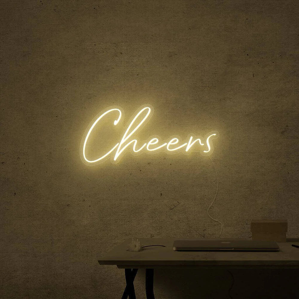 "Cheers" LED NEONSCHILD