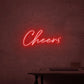 "Cheers" LED NEONSCHILD