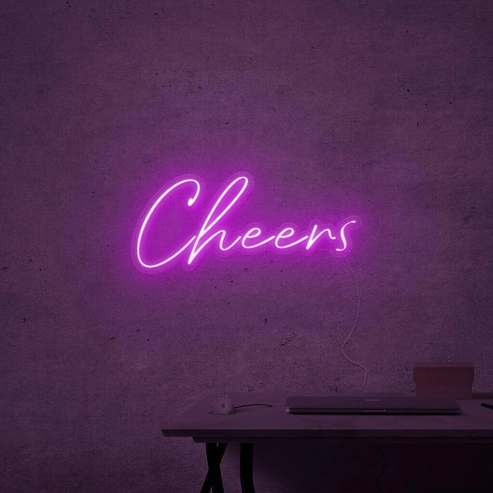 "Cheers" LED NEONSCHILD