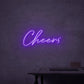 "Cheers" LED NEONSCHILD