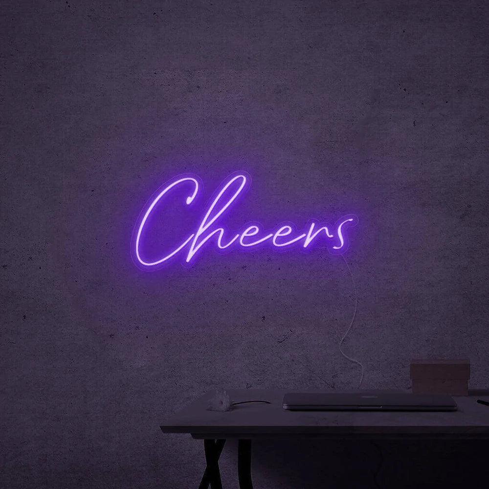 "Cheers" LED NEONSCHILD