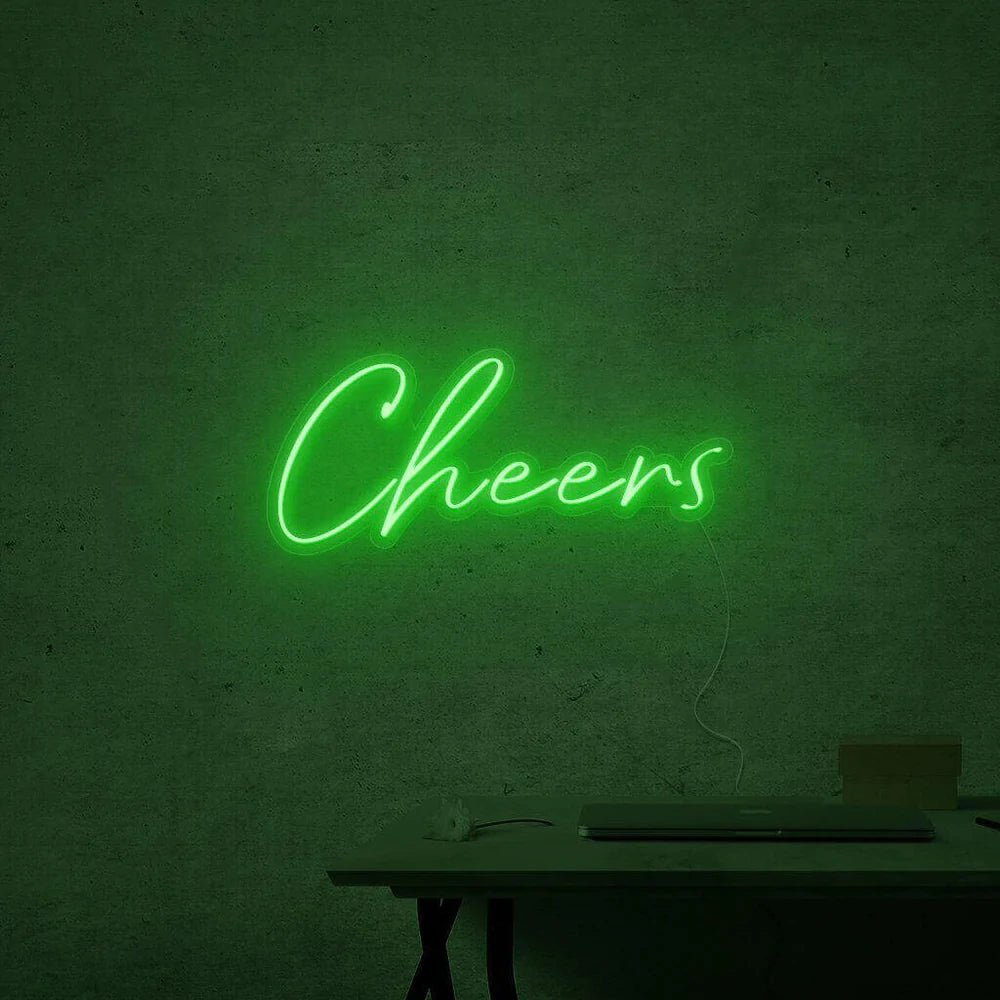 "Cheers" LED NEONSCHILD